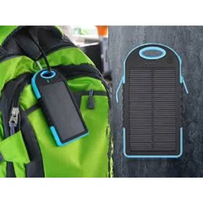 5000mAh Power Bank with Solar Panel for Outdoor Use While Camping, sports activities, equipment, accessories ad in Riga 3