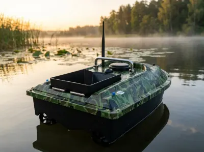 Fishing Boat with 500-meter Remote Control, 1.5-kg Capacity, LED Lighting, Bait..., furniture and interior, lighting ad in Riga 5