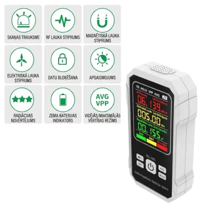 Electromagnetic radiation detector, 20 Hz–100 MHz; radiometer, tv and electronics ad in Riga 9