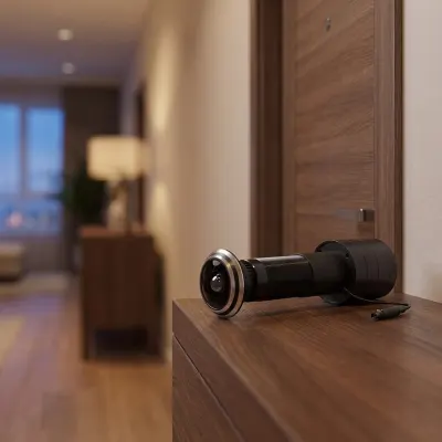 Doorbell camera, color, CCTV, door peephole camera, video and security systems ad in Riga 1