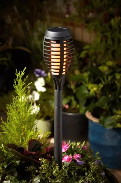 Solar-powered garden lights, 4-pack, 41 cm, furniture and interior, lighting ad in Riga 2