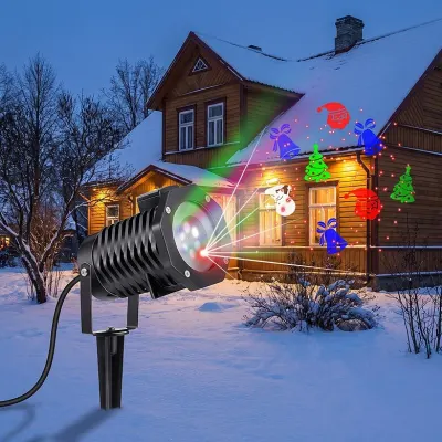 LED projektors āra apstākļiem, ziemassvētku balles dārza lampa -..., mēbeles un interjers, apgaismojums sludinājums Rīgā 1