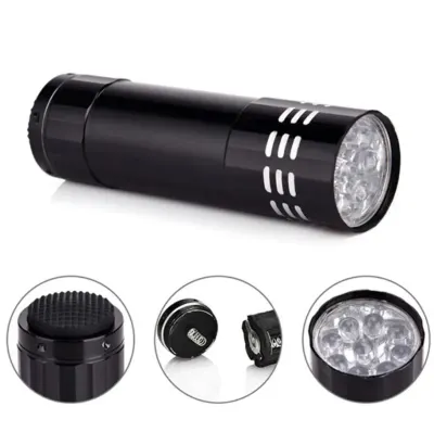 UV Flashlight with 9 LEDs, Ultraviolet Light, Portable Sports Accessory, sports activities, equipment, accessories ad in Riga 7