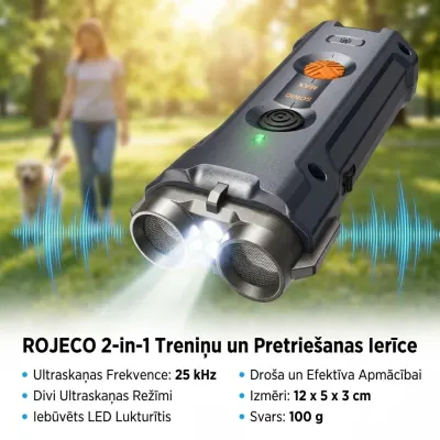 Contactless ultrasonic device for dog training and deterrence,  animal feed, products and services ad in Riga 1