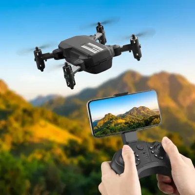 Mini kvadrokopteris drons 4K kamera WiFi 2.4GHz 15min lidojums bērniem, video un drošības sistēmas sludinājums Rīgā 4