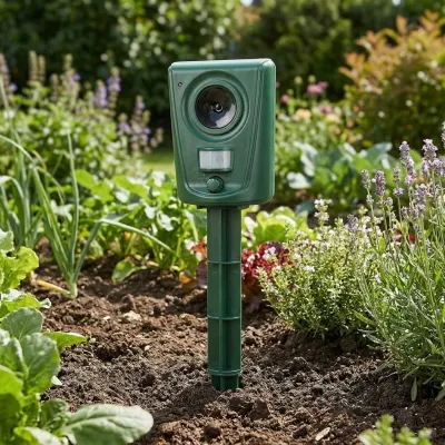 Ultrasonic animal repeller with a PIR motion sensor for the garden, cats, foxes, and..., animal feed, products and services ad in Riga 6