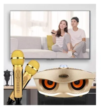 Karaoke Microphone Set with Bluetooth Speaker, tv and electronics ad in Riga 5
