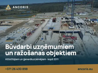 Ancoris, house construction ad in Ziepniekkalns 1