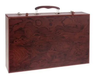 143-piece drawing set in a wooden case, accessories and supplies ad in Riga 2