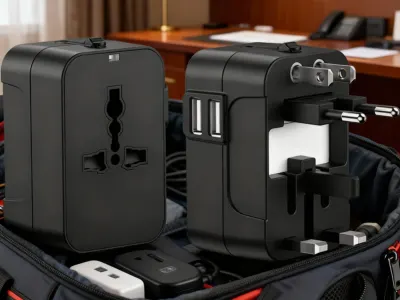 Universal Travel Power Adapter, accessories and smart devices ad in Riga 2