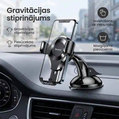 15W Qi Wireless Car Charger with Automatic Clamp Phone Holder, accessories and smart devices ad in Riga 3