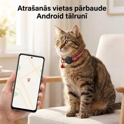 Atrašanās vietas izsekotājs ar atstarojošu kaķu apkakli, barība, preces  un piederumi sludinājums Rīgā 5