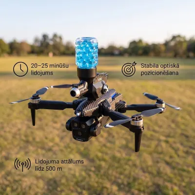 Drone with a camera, 500 m range — shoots pellets, video and security systems ad in Riga 2