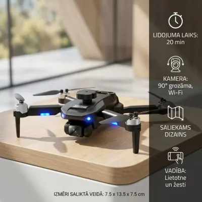 GT3 MAX 8K FPV drons ar divām kamerām, 5G WiFi un trīspusēju šķēršļu izvairīšanos, video un drošības sistēmas sludinājums Rīgā 2