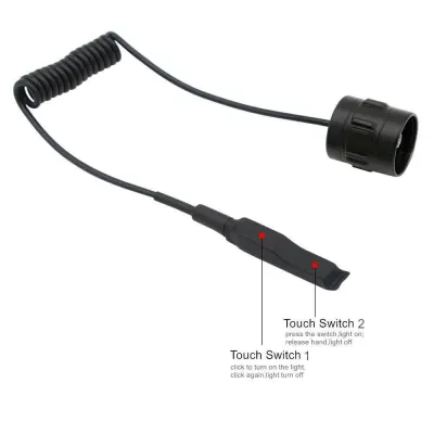 Hunting flashlight with a remote switch (rechargeable, bracket included), furniture and interior, lighting ad in Riga 7