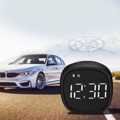 GPS-HUD-спидометр для автомобилей с LED-дисплеем, сигнализацией превышения скорости, USB 5 В, черный, мебель и интерьер, освещение ad в Риге 2