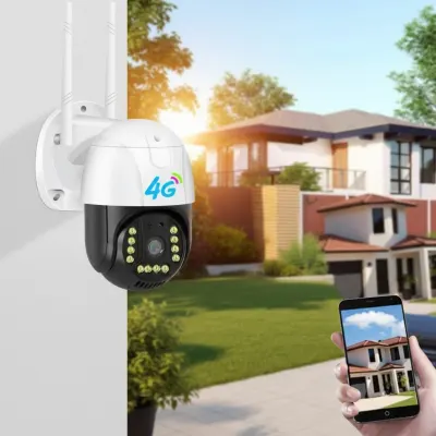 4G GSM Video Surveillance Camera with a SIM Card (viewable via a phone, ..., video and security systems ad in Riga 4