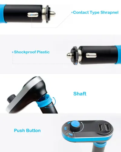 Bluetooth transmiteris Blue/Black 2 in1 charger, aksesuāri un viedierīces sludinājums Rīgā 7