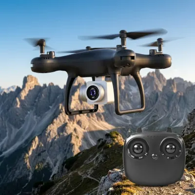 TENXIND 8S Drone with Camera and WiFi, Controlled via Phone—Perfect for Beginners, video and security systems ad in Riga 5