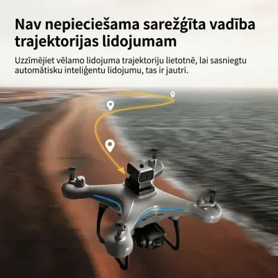 Дрон с GPS и функцией полного обхода препятствий — складная конструкция, дистанционное управление на расстояние до 1000 м,..., видеонаблюдение и системы безопасности ad в Риге 4