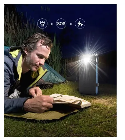 Power banka 10000mAh ar saules baterijām pārnēsājams āra lādētājs, aksesuāri un viedierīces sludinājums Rīgā 4