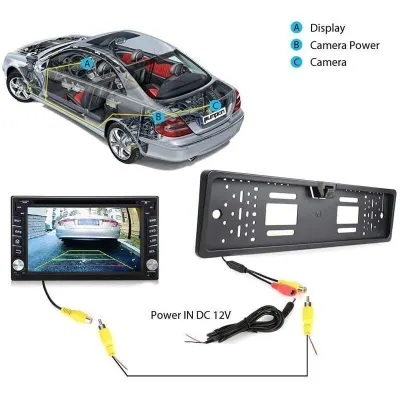 SPECIAL OFFER. Car rearview camera mounted on the license plate holder, video and security systems ad in Riga 8