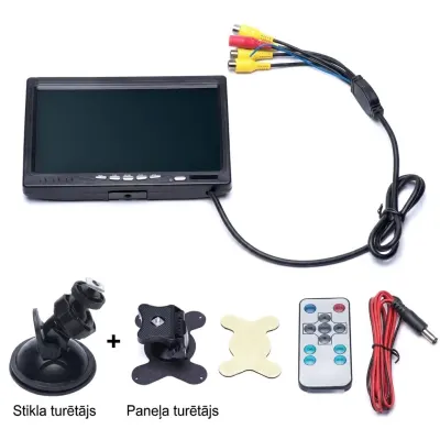 12V/24V Monitor, designed for 4 cameras, video and security systems ad in Riga 8