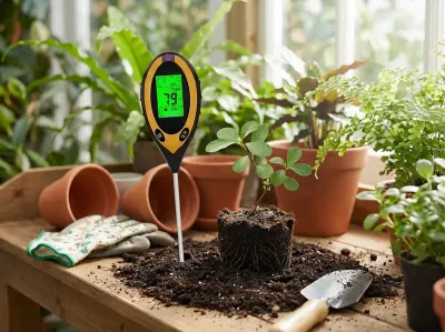 4-in-1 Soil Moisture Meter (temperature, light, pH, moisture), furniture and interior, lighting ad in Riga 1