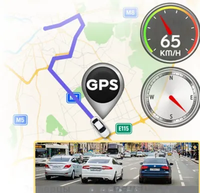 12-inch Dash Cam with Mirror, GPS, Wi-Fi, 4K, 2 Cameras (3840×2160P), video and security systems ad in Riga 10