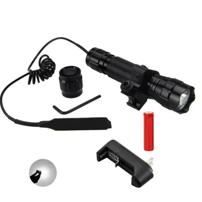 Set: Flashlight, remote switch, holder, battery, and charger, WHITE..., furniture and interior, lighting ad in Riga 3