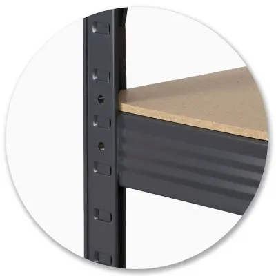 Black metal shelf with a work surface measuring 180 × 100 × 60 cm, 825 kg, furniture and interior, lighting ad in Riga 6