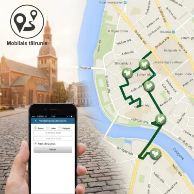 GPS-трекер для животных с SIM-картой, класс защиты IP65, 1000 мА·ч, 30 ч, корм, товары и принадлежности ad в Риге 3