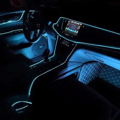 Auto salona LED lente 3m, DC 12V, elastīga, 6 krāsas, mēbeles un interjers, apgaismojums sludinājums Rīgā 2