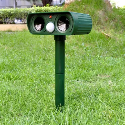 Ultrasonic animal repeller, solar-powered,  animal feed, products and services ad in Riga 2
