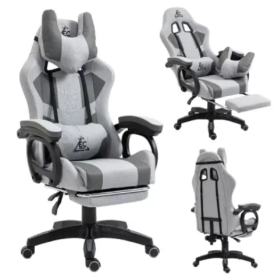 Ergonomic office chair with a footrest and adjustable backrest, comfortable office computer chair, furniture and interior, lighting ad in Riga 7