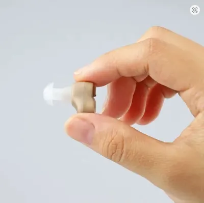 2 in-the-ear invisible hearing aids—mini, lightweight, and with crystal-clear sound, optics, hearing aids, health aids ad in Riga 8