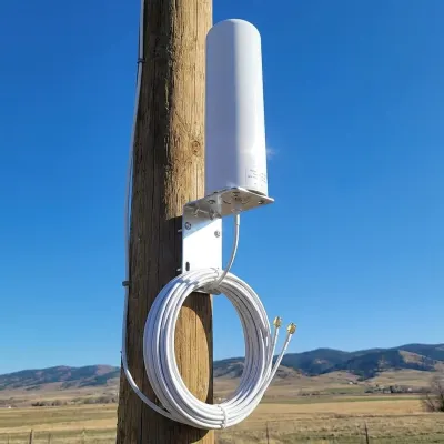 4G antenna for better signal reception, connects to the router (5 m, 4G LTE SMA 12 dBi..., networking and internet equipment ad in Riga 2
