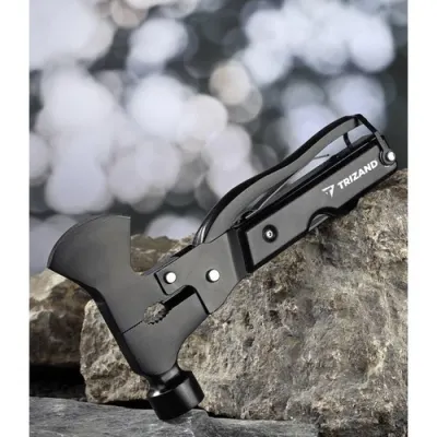 Versatile 17-in-1 Multifunctional Tool: Knife, Saw, Hammer, Steel, for Camping, sports activities, equipment, accessories ad in Riga 2