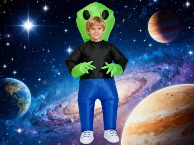 Inflatable Alien Costume Made of Polyester – Halloween Gadget, furniture and interior, lighting ad in Riga 4