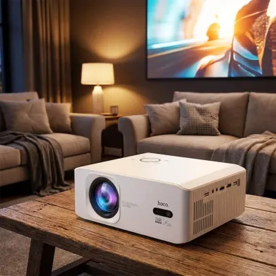 HOCO DT3 Full HD Android Projector with Wi-Fi and Bluetooth – projection capabilities..., tv and electronics ad in Riga 2