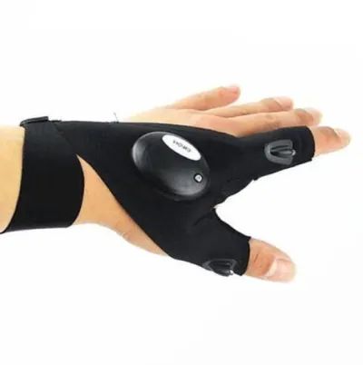 Black LED work glove with lighting, waterproof, 30 cm, furniture and interior, lighting ad in Riga 6