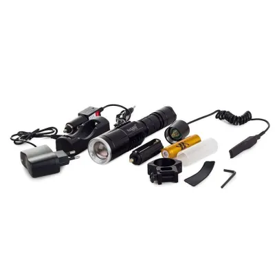 Hunting flashlight with accessories and charger, furniture and interior, lighting ad in Riga 8