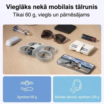 I1 PRO 4K Beginner Drone with Optical Stabilization and a Foldable Design, video and security systems ad in Riga 8