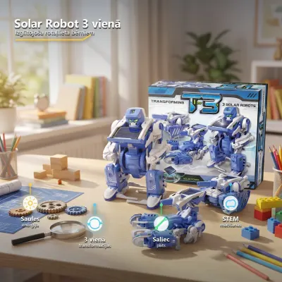 Solar Robot (3-in-1), Buildable Robot, toys ad in Riga 2