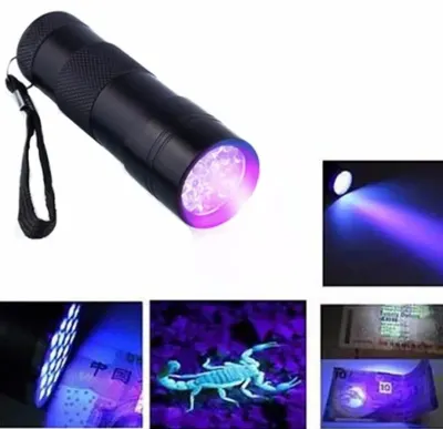 UV Flashlight with 9 LEDs, Ultraviolet Light, Portable Sports Accessory, sports activities, equipment, accessories ad in Riga 5