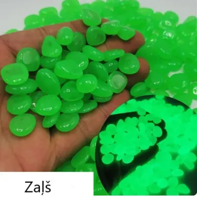100 glow-in-the-dark stones for aquariums and gardens—charge in the sun,  animal feed, products and services ad in Riga 8