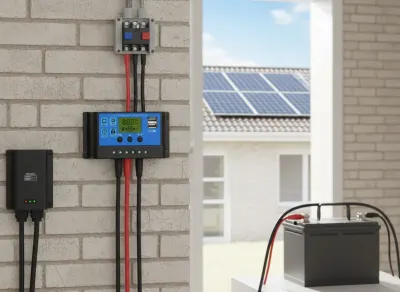 60 А, 12/24 В. Контроллер для солнечных батарей — Solar Controller с ЖК-дисплеем, сетевое оборудование ad в Риге 2