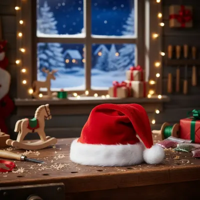 Classic Christmas Hat with a Pom-Pom, furniture and interior, lighting ad in Riga 2
