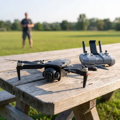 I1 PRO 4K iesācēju drons ar optisko stabilizāciju un salokāmu konstrukciju, video un drošības sistēmas sludinājums Rīgā 2