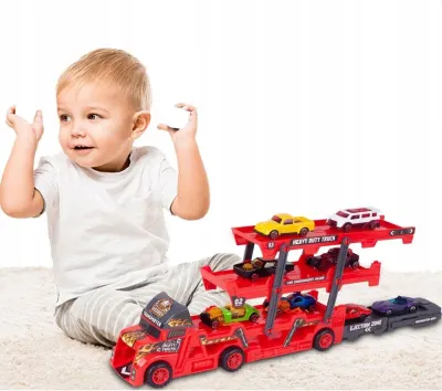 Toy Car Models with a Transport Vehicle, 6+1 pcs., sports activities, equipment, accessories ad in Riga 7